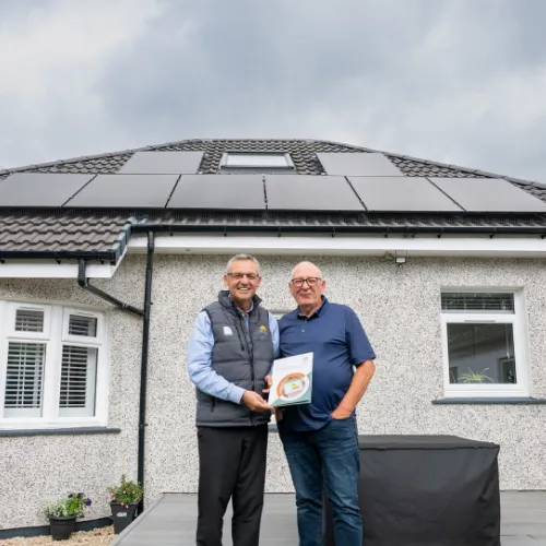 Recent solar installation by Global Eco Energy Solutions in Glasgow